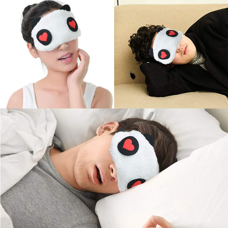 Cute Panda Eye Mask, 2 Pcs Travel Sleepping Accessories - BeesActive Australia