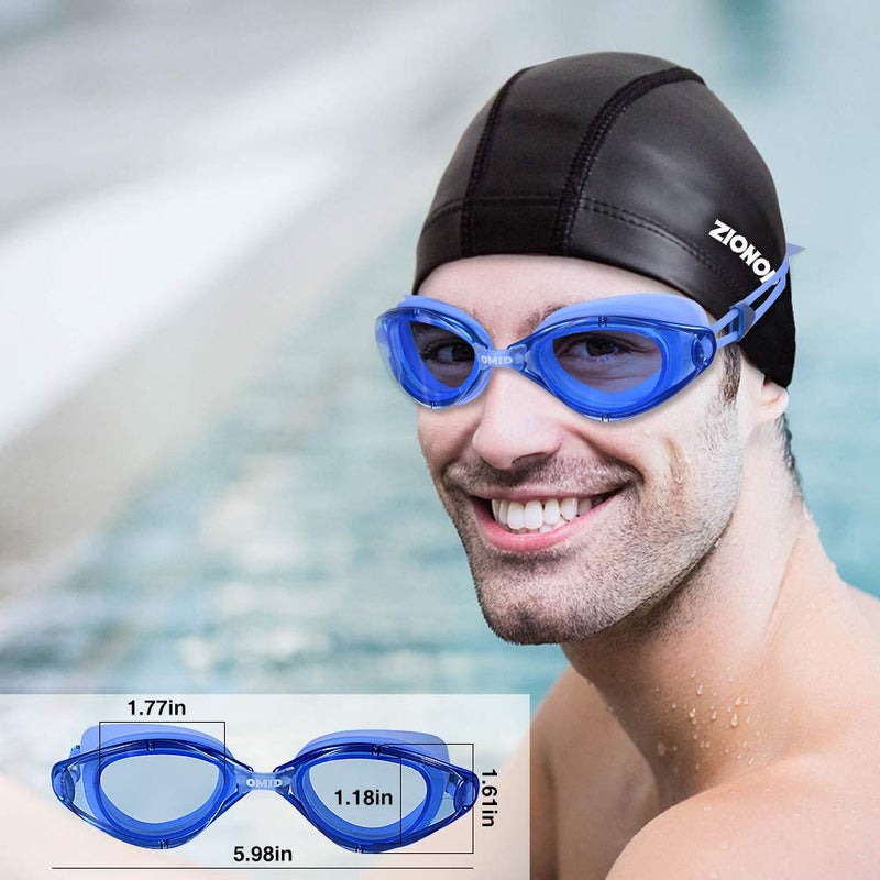 Swim Goggles for Adult Men Women, OMID Anti-Fog No Leaking Swimming Goggles - BeesActive Australia