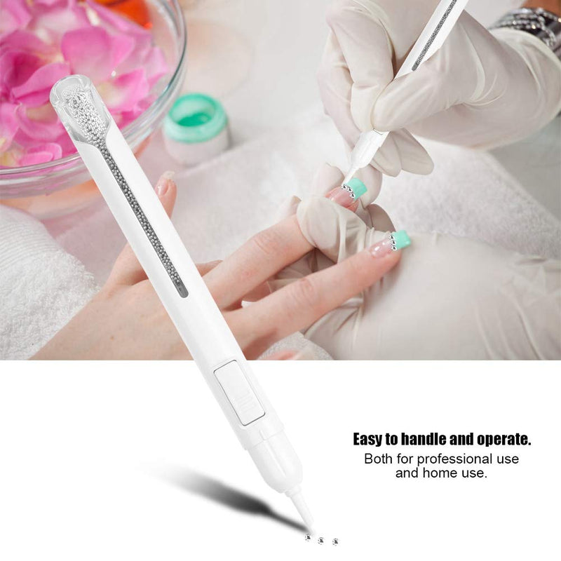 【𝐍𝐞𝒘 𝐘𝐞𝐚𝐫】Metal Beads Dotting Pen, Nail Painting Pen, High Flexibility Not Deformed For A Long Time Exquisite Appearance Comfortable Experience for Home Manicure Store(Silver) - BeesActive Australia