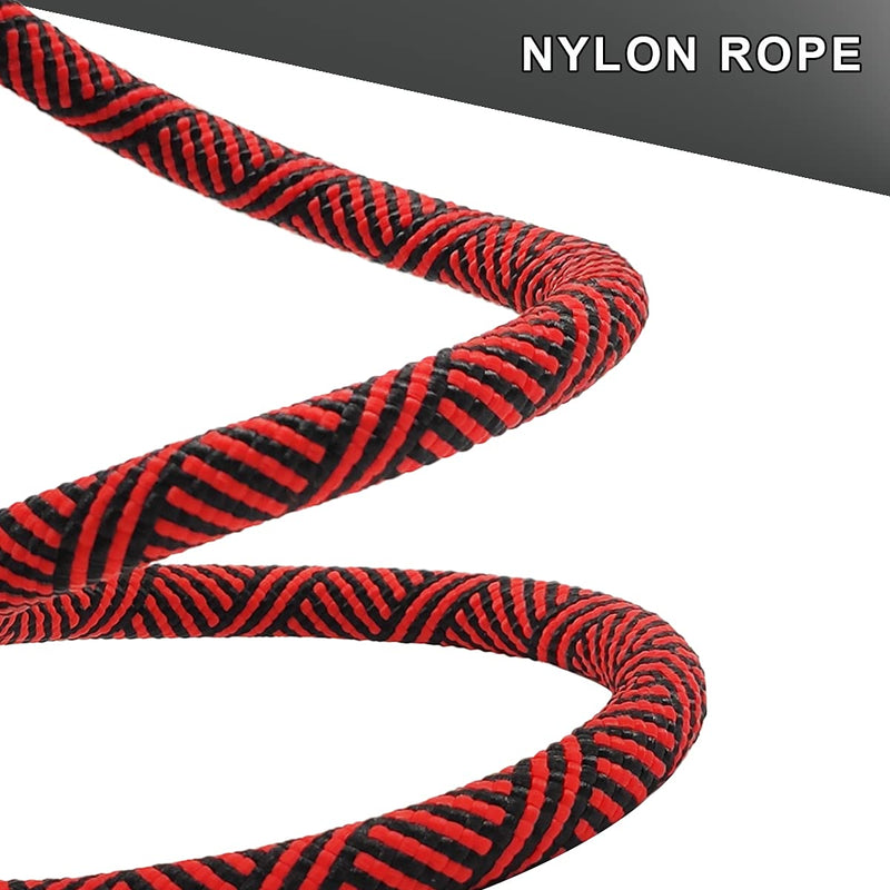 SEPXUFORE 3FT Slip Lead Dog Leash, 1/2 inch Rope Dog Walking and Training Lead, No Pull Strong Nylon Leash Great for Medium and Large 1/2" x 3ft Red - BeesActive Australia