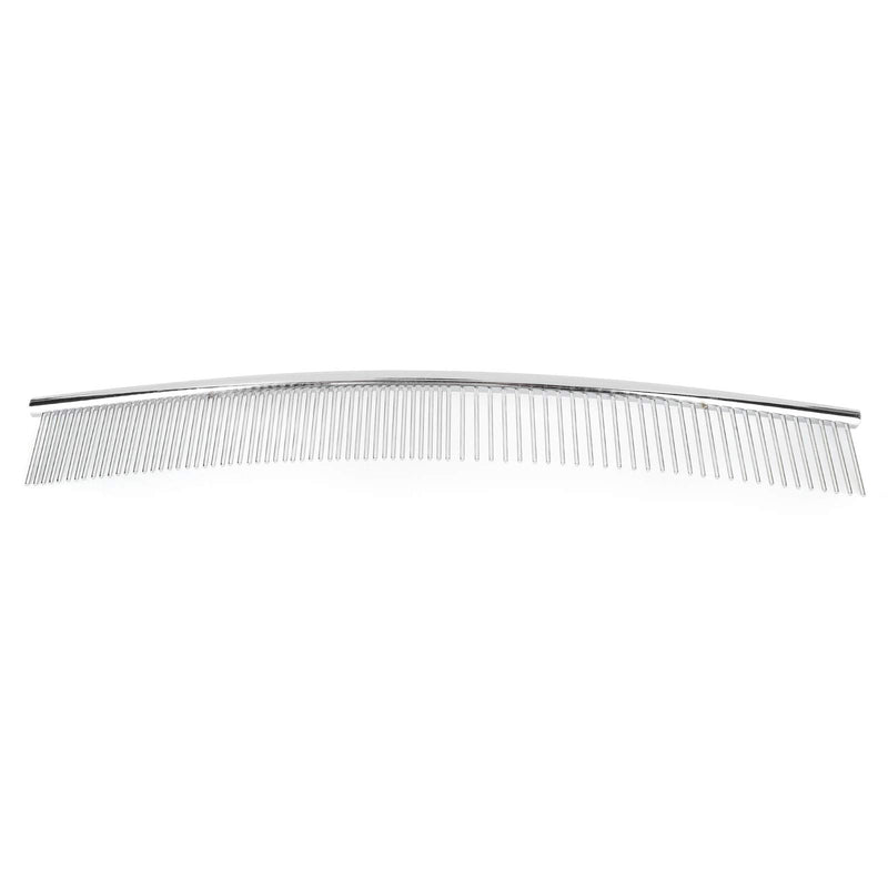 cersalt Pet Grooming Opening Knot Comb Curved Comb Pets Dogs Combs, Removal Brush Knot Comb Puppy for Pets Dogs Grooming Half thin and half dense, curved comb - BeesActive Australia