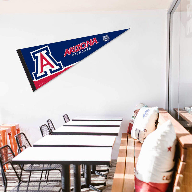 College Flags & Banners Co. Arizona Wildcats Pennant Full Size Felt - BeesActive Australia