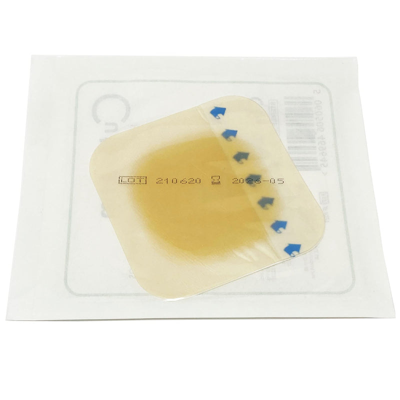 Pack of 10 Cutiderm Sterile Hydrocolloid Adhesive Wound Dressing 7.5cm x 7.5cm - Suitable for cuts, Scratches, grazes, Superficial and Partial Thickness Burns, Pressure sores, and venous Leg ulcers 7.5cm x 7.5cm (Pack of 10) - BeesActive Australia