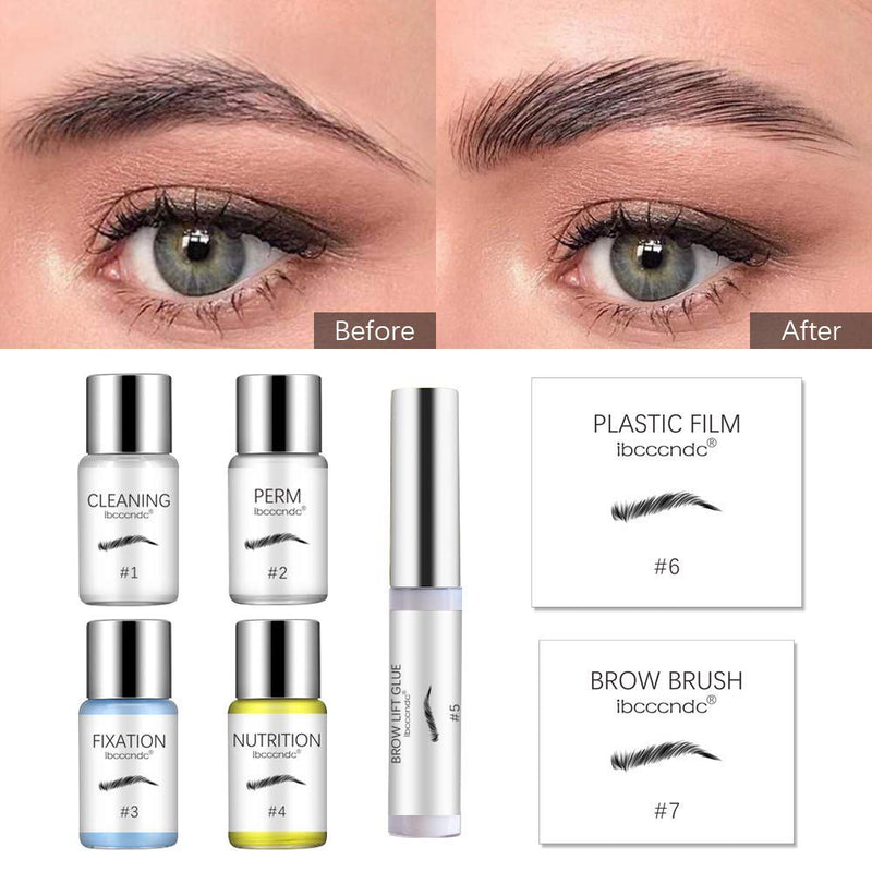 Brow Lamination Kit, Professional Brow Lift Kit, DIY Eyebrow Lamination Kit for Fuller Feathered Eyebrows, Eyebrow Salon at Home, Easy to Use,Keeping Natural Eyebrow Look Long Time - BeesActive Australia