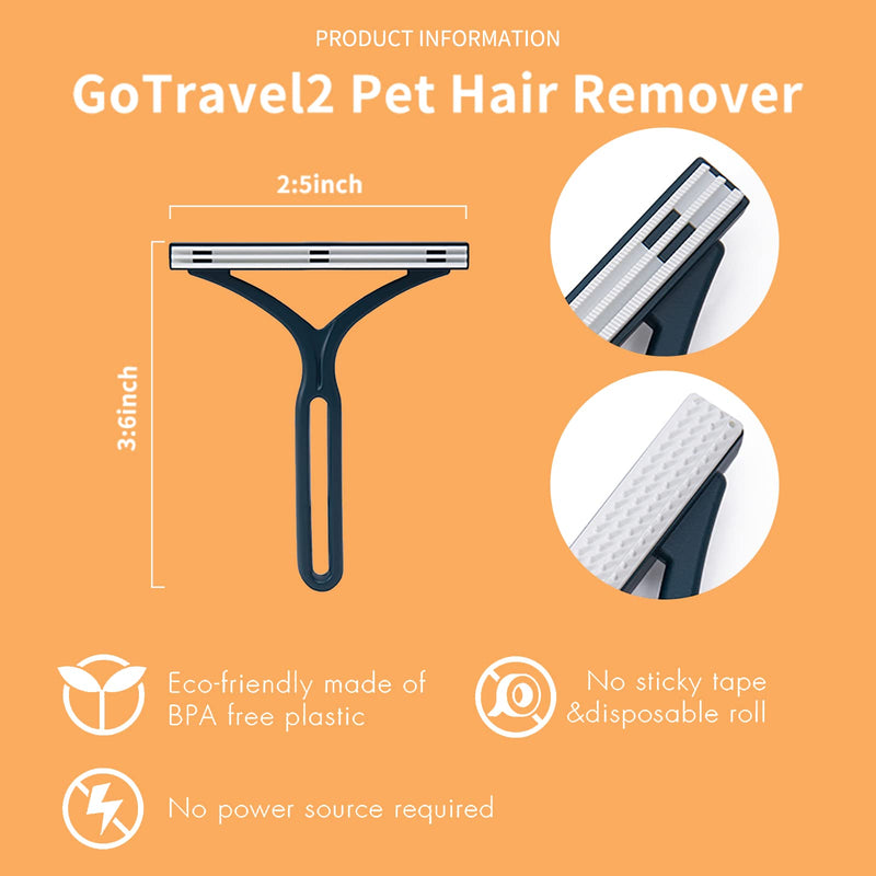 Uproot Cleaner Pro Pet Hair Remover - Special Dog Hair Remover Multi Fabric Edge and Carpet Scraper by Uproot Cleaner - Uproot Lint Cleaner for Furniture, Couch, Carpet, Car, Clothes & Bedding(3 PCS) - BeesActive Australia