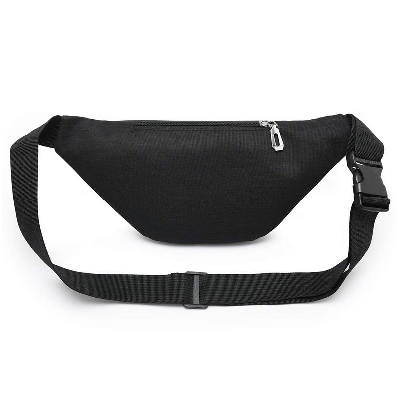 Fanny Pack for Men & Women, Fashion Waterproof Waist Packs with Adjustable Belt, Casual Bag Bum Bags for Travel Sports Running. 2-Black - BeesActive Australia