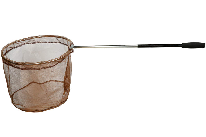 [AUSTRALIA] - RESTCLOUD Bait Net and Fishing Landing Net with Telescoping Pole Handle Extends to 59 inches Brown 