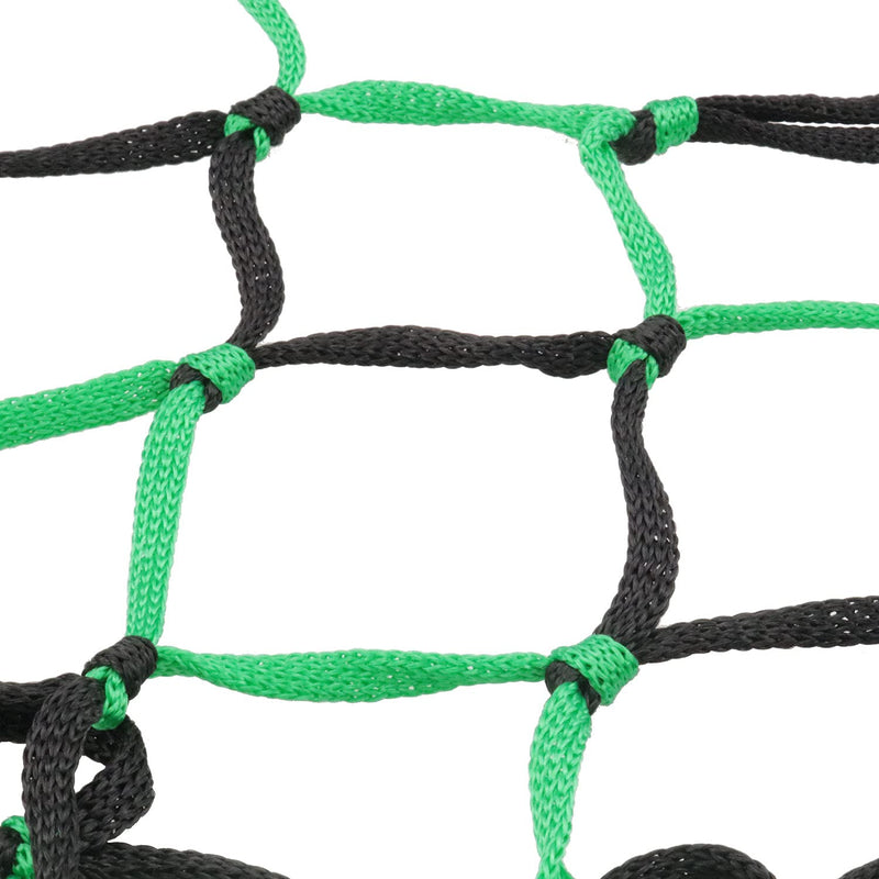 SJZBIN Net Bag 2PCS Black Green Nylon Single Ball Mesh Bag Carrier for Volleyball Basketball Football Soccer - BeesActive Australia