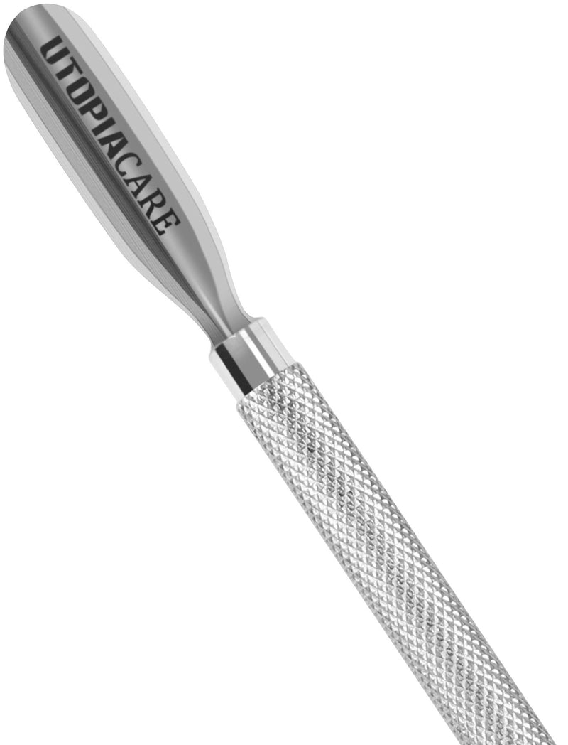 Utopia Care Cuticle Pusher and Spoon Nail Cleaner - Professional Grade Stainless Steel Cuticle Remover and Cutter - Durable Manicure and Pedicure Tool - for Fingernails and Toenails - BeesActive Australia