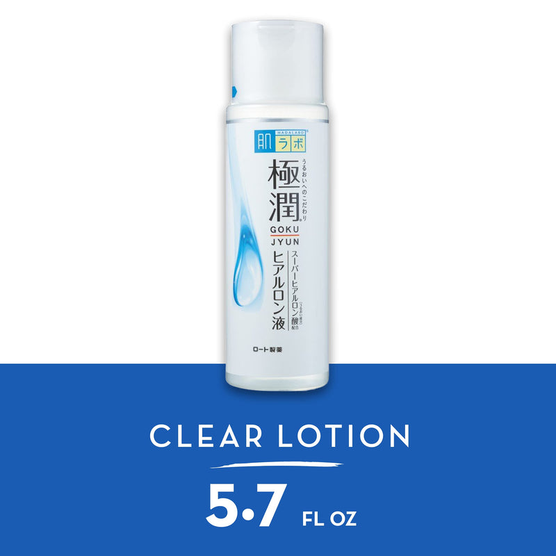 Rohto Hadarabo Gokujyun Hyaluronic Moisture Lotion, 5.7 fl. oz(170ml) 170 ml (Pack of 1) - BeesActive Australia