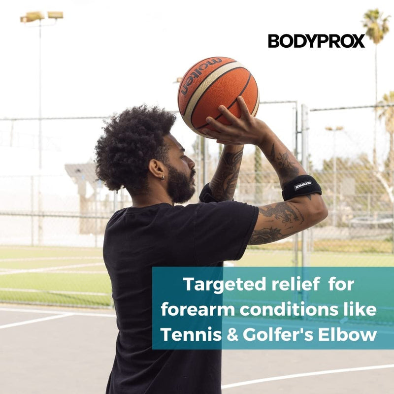 Bodyprox Elbow Brace 2 Pack for Tennis & Golfer's Elbow Pain Relief - BeesActive Australia