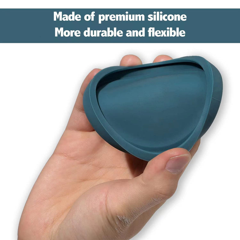OHMO 2 Pack Cat Food Can Lids, Small Size (3 oz) Silicone Pet Food Can Lids Covers for 2.5 oz Cat Food Cans, Dark Blue 3oz Dark Blue - BeesActive Australia