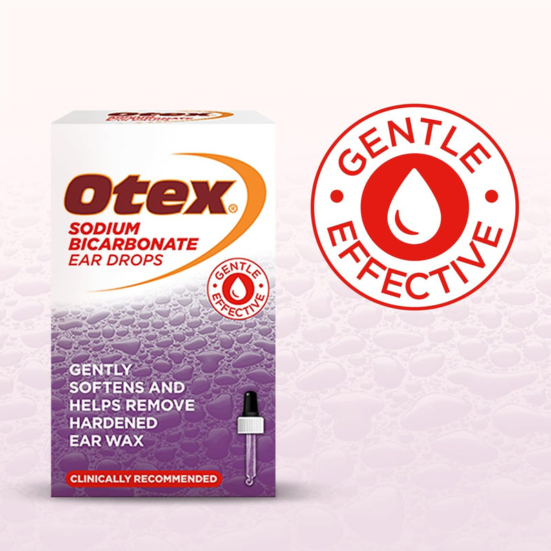 Otex Sodium Bicarbonate Drops for Effective, Gentle Removal of Excessive, Hardened Ear Wax, 10ml - BeesActive Australia