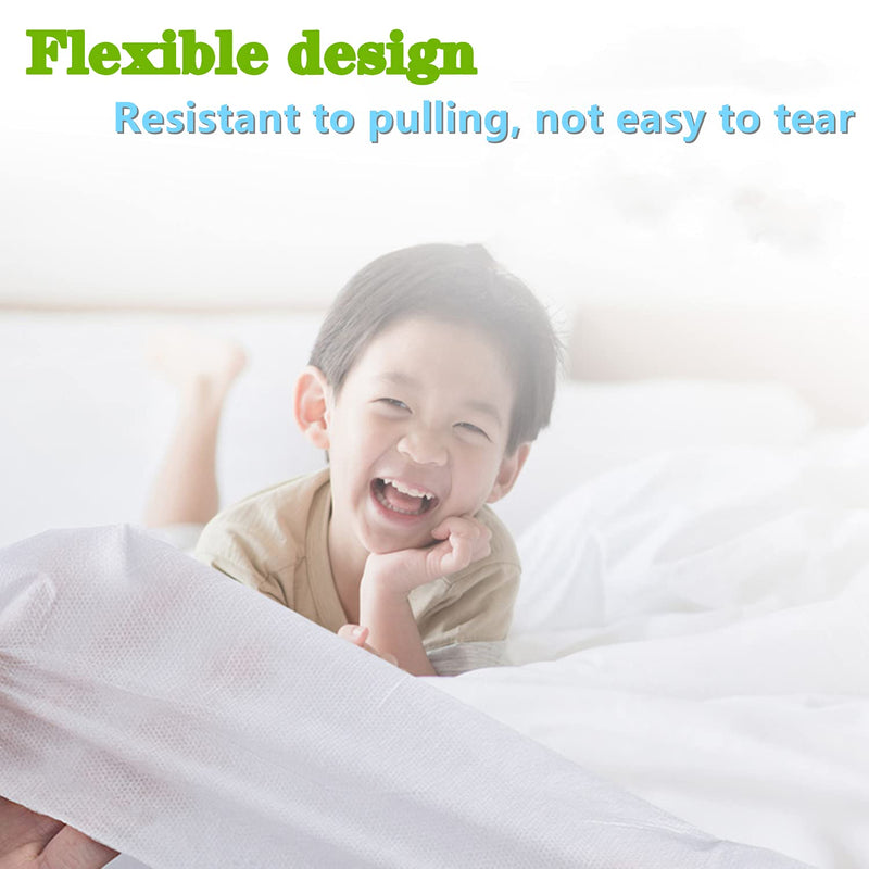 50 Pieces Breathable Disposable Headrest Covers Face Cradle Covers Ultra Soft Non Woven Fabric Face Rest Covers for Massage Tables Beauty Spa Salon Bed, Universal Size 14.17 x 13�/ 36 x 33cm 50pcs-white - BeesActive Australia