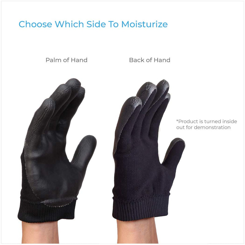 NatraCure Black Gel Moisturizing Gloves - BeesActive Australia