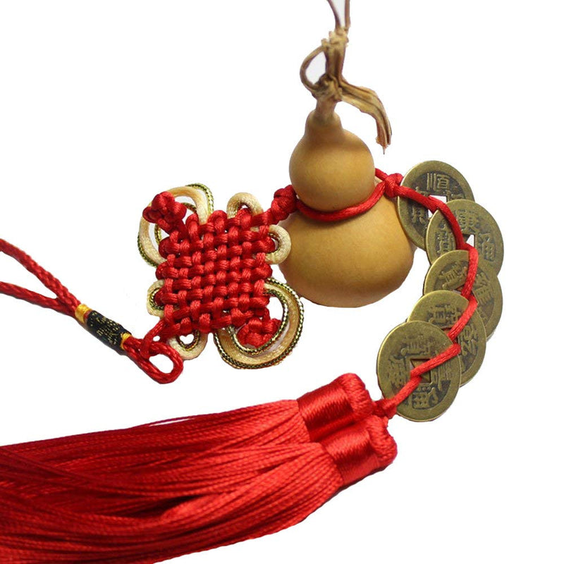 2PCS Wooden Hu Lu (Gourd) for Chinese Feng Shui - Chinese Good Luck Wu Lou - BeesActive Australia