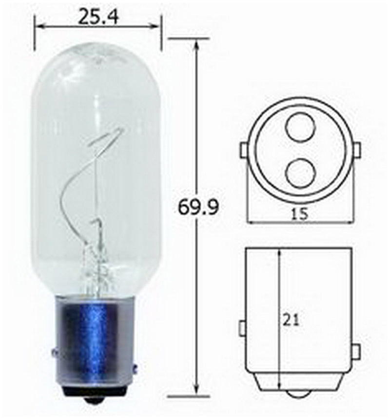 [AUSTRALIA] - HELLA 003488301 12V 25/30W Replacement Navigation Light Bulb 