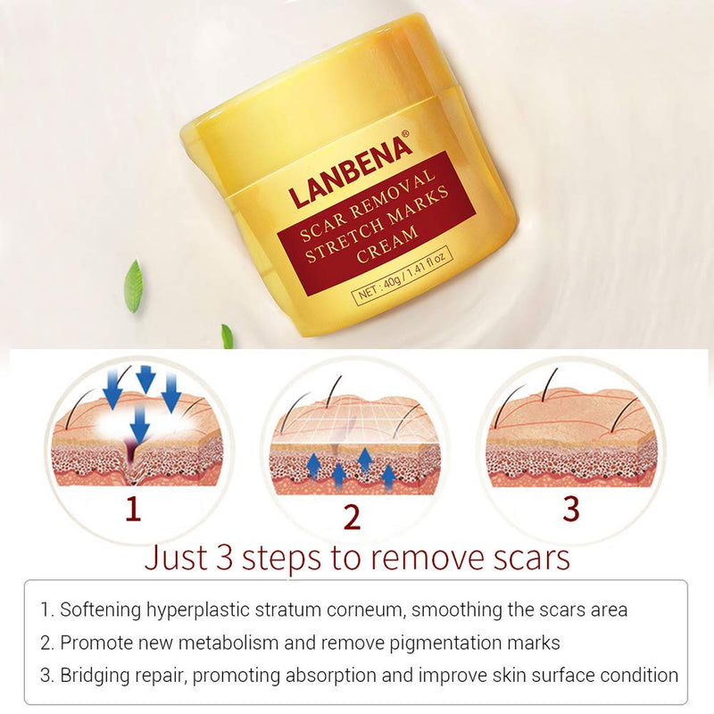 Scar Removal Stretch Marks Cream (40 g/1.41 fl oz) Gold - BeesActive Australia