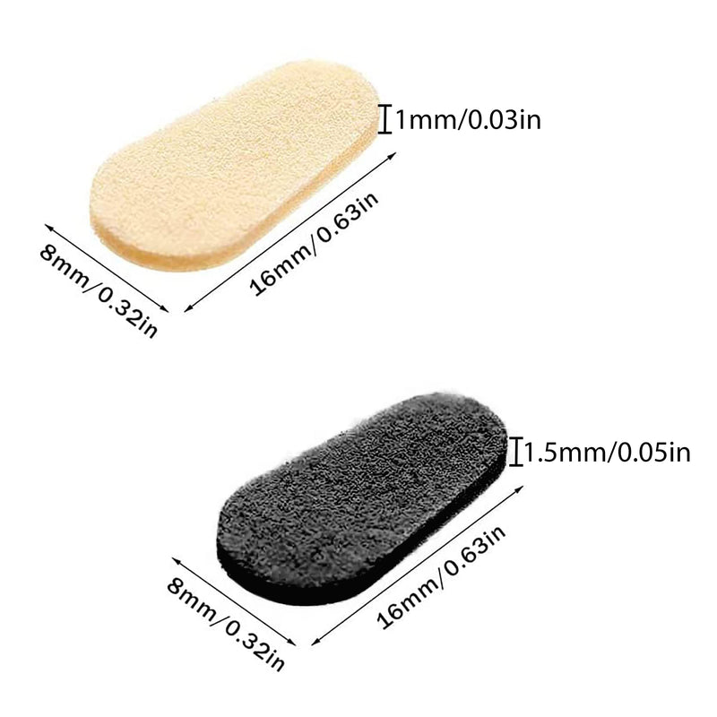 8 Pairs Glasses Nose Pads Water Drop Shape Adhesive Anti Slip Nose Pads Relieve Pressure Soft Foam Nose Pads for Eyeglasses and Sunglasses - BeesActive Australia