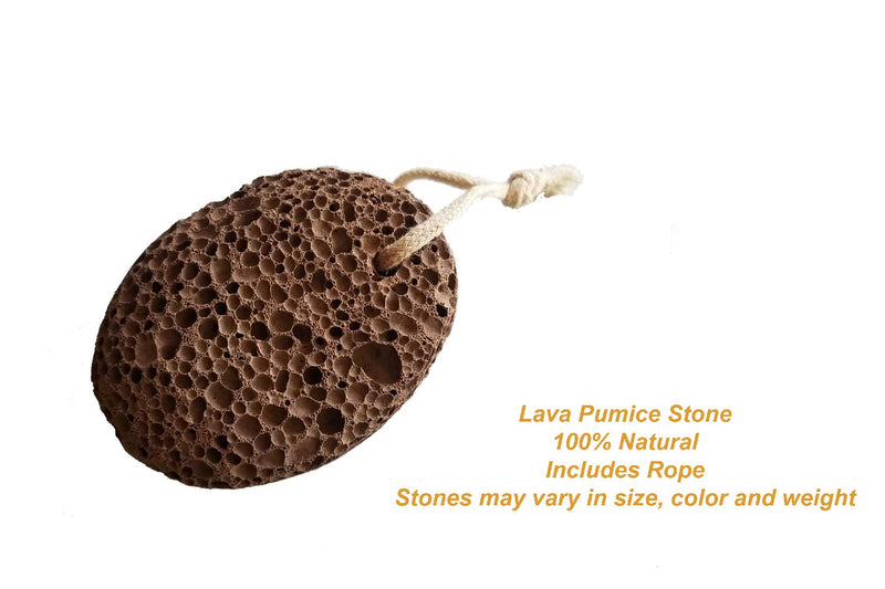 Pumice Stone for feet, Natural Earth Lava Pumice Stone, Callus Remover, Exfoliation for feet, Pedicure and Foot Scrub Tool by Synclaire Beauty - BeesActive Australia