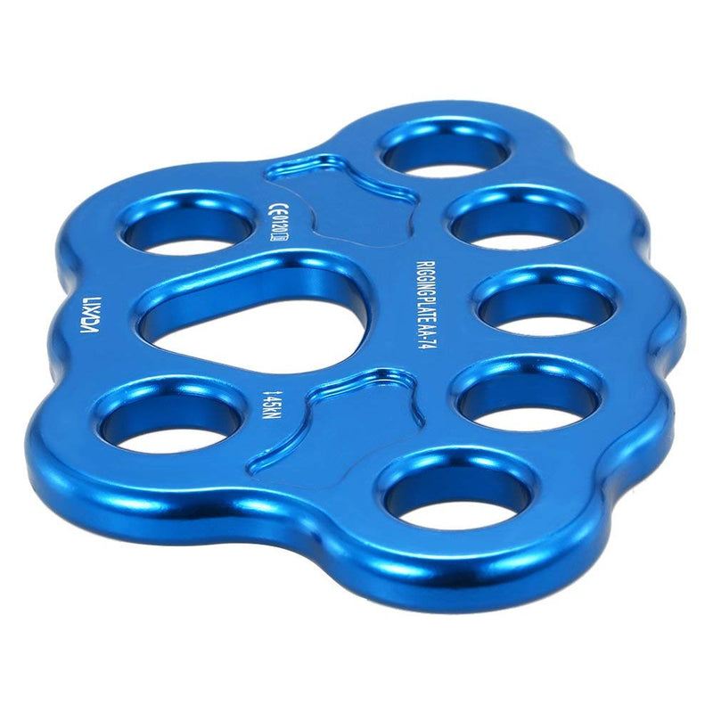 Lixada Paw Rigging Plate 45KN 8/15 Holes Large Anchor Multipliers Connector Gear for Aerial Dance & Rock Climbing - BeesActive Australia