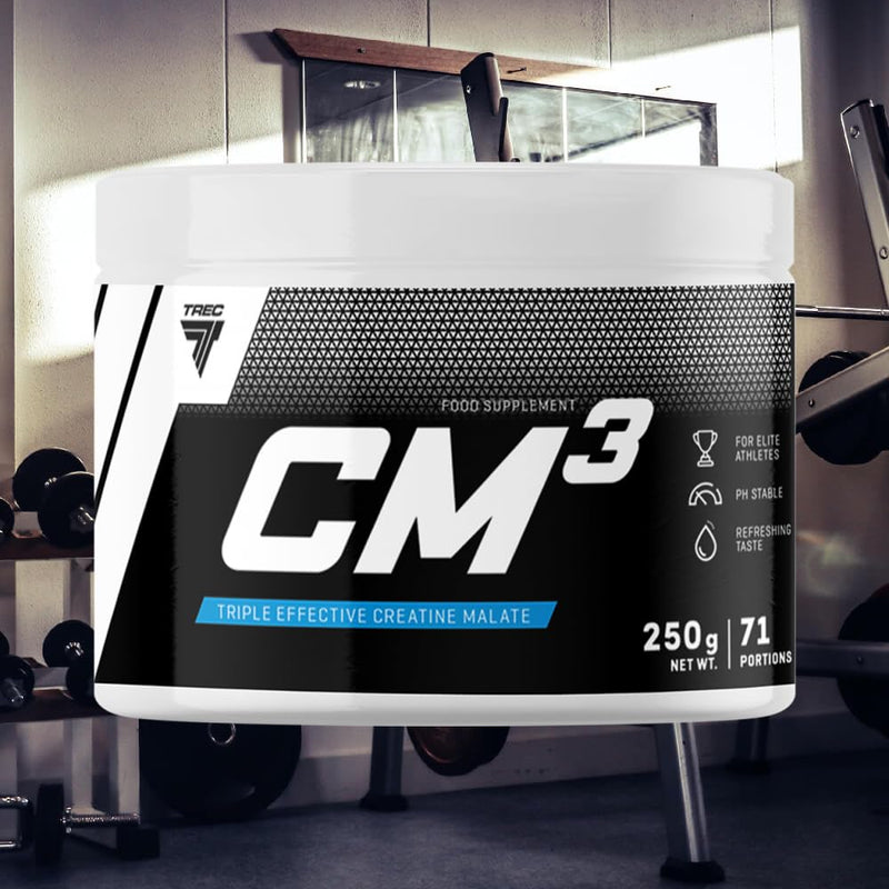 Trec Nutrition CM3 TriCreatine Powder, Pineapple, 250g, Creatine Monohydrate Powder - BeesActive Australia