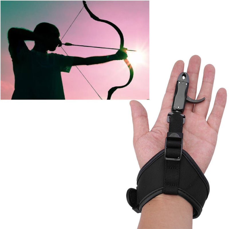 Dilwe Bow Release, Compound Archery Caliper Release Shooting Wrist Trigger with Adjustable Wrist Strap - BeesActive Australia