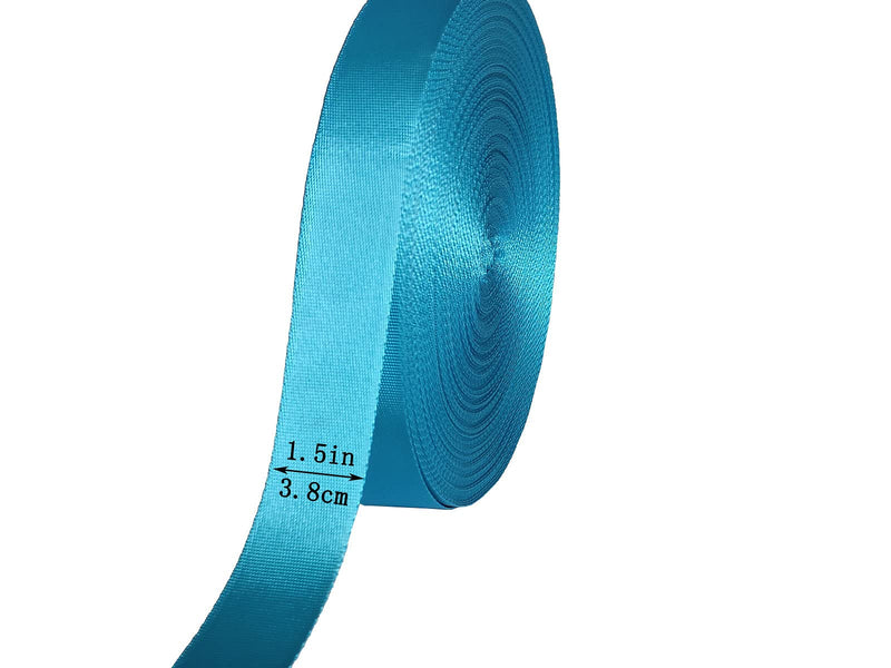 Yo-Yo2015 Nylon Webbing 1 Inch 30 Yards Durable Flat Nylon Webbing Strap for Backpack,Cargo Strap,Pet Leash or Collar,Gardening,Craft Lake Blue 15024 1 Inch--15 Yards - BeesActive Australia