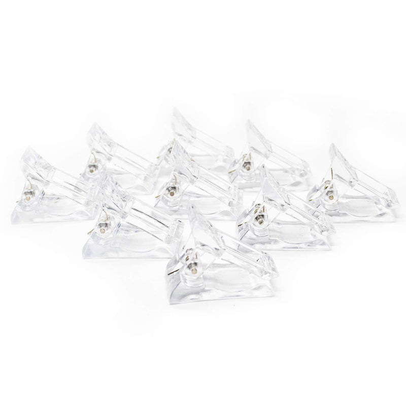 HuiYouHui 10 Piece Nail Tips Clip, Plastic Transparent Finger Extension UV LED Builder,Poly Gel Quick Building Nail Tips Clip,Reusable Assitant Nail Clip Tool - BeesActive Australia