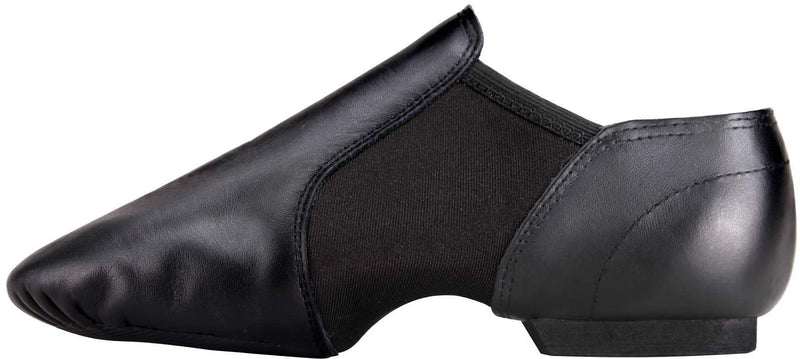 Linodes (Tent Leather Upper Jazz Shoe Slip-on for Women and Men's Dance Shoes 4 Women/3.5 Men Black - BeesActive Australia