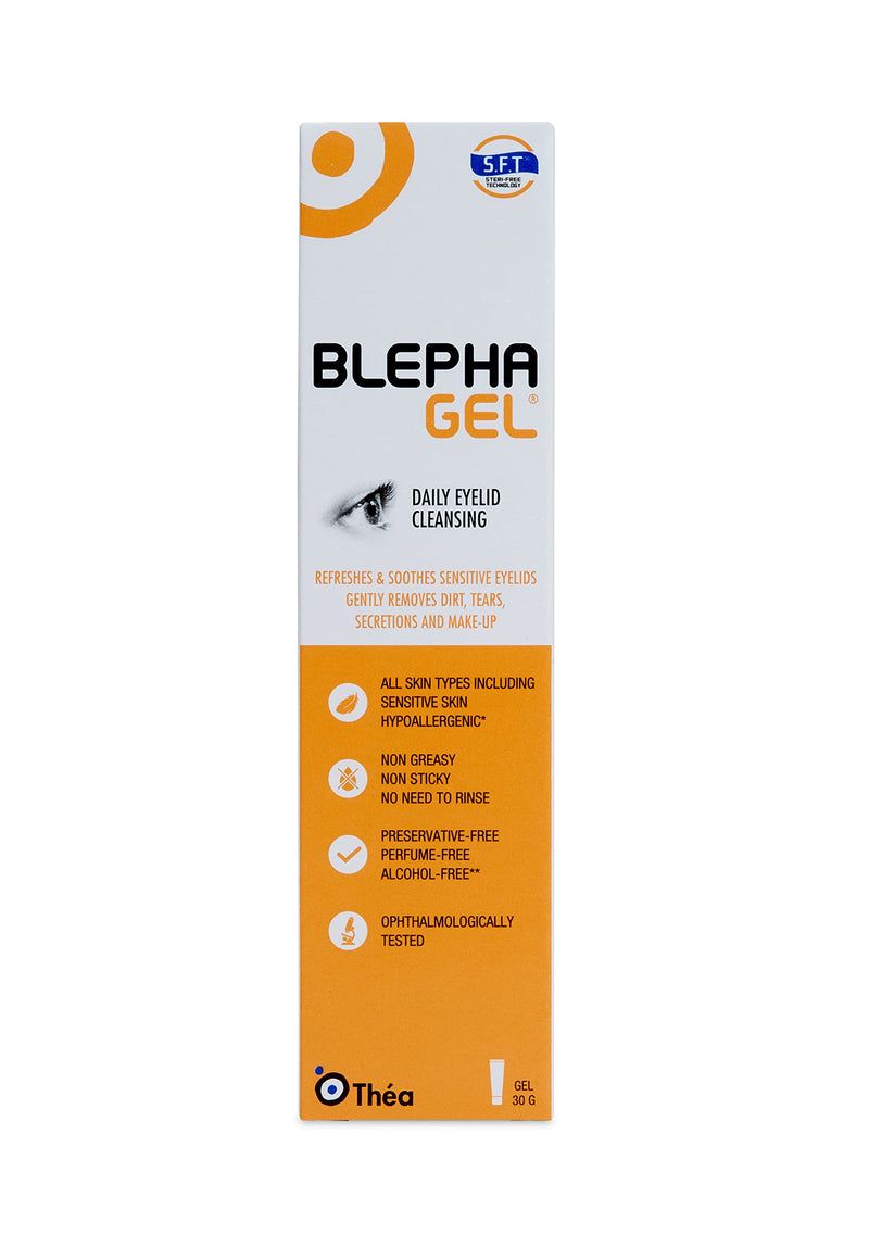 Blephagel Eyelid Cleansing Gel, Hydrating, Softening, Sterile Gel for Daily Hygiene of Eyelids and Eyelashes - BeesActive Australia