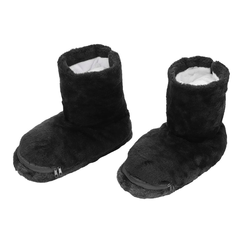 Winter Heated Foot Warmer Boots,Electric Heated Shoes Heated Booties Slipper USB Charger Heating Shoes Warmer Rechargeable Thermal Shoe Winter Heated Foot Warmer to Keep Feet Warm (Black) Black - BeesActive Australia