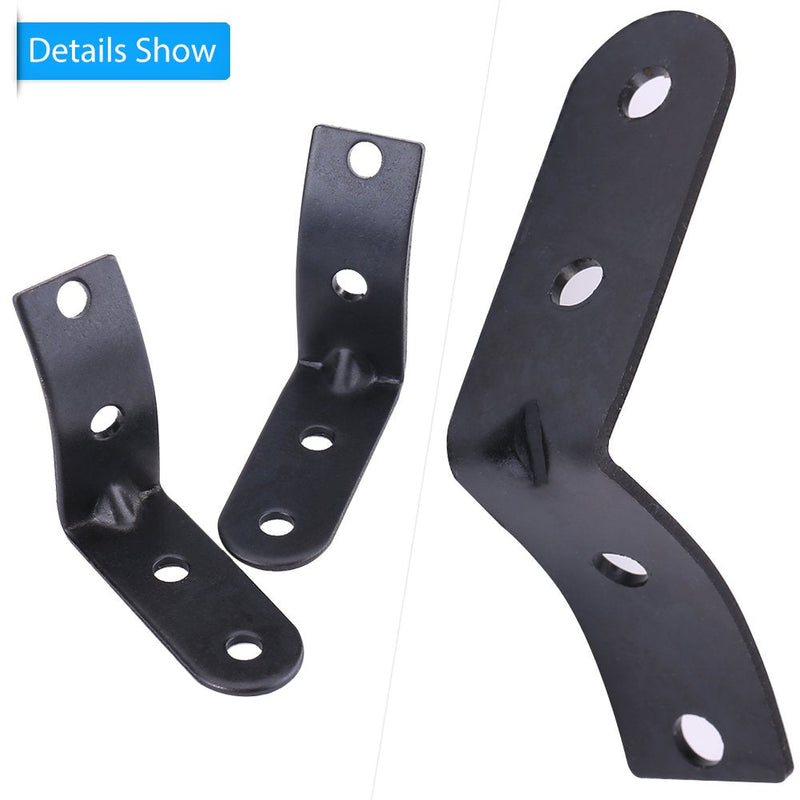 Black Glove Box Hinge Repair Kit - repairing glove boxes Simple installation for Au-di A4 S4 RS4 B6 8E 2002-2008 - BeesActive Australia