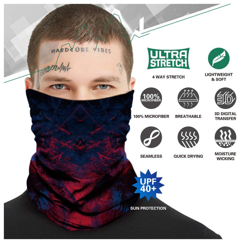 [AUSTRALIA] - TEFITI Face Scarf Casual Balaclava Headwear Stretchable Bandanna Headbands Wind/Sun/UV Protection Fs84 