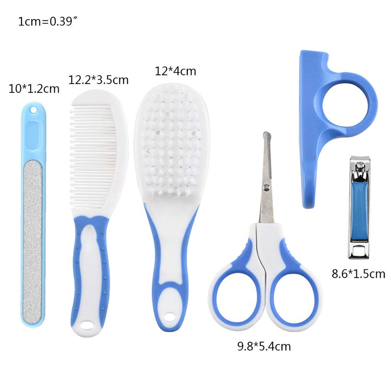 KINTRADE 6 Pcs Baby Nail Hair Daily Care Kit Newborn Kids Grooming Brush and Manicure Set - BeesActive Australia