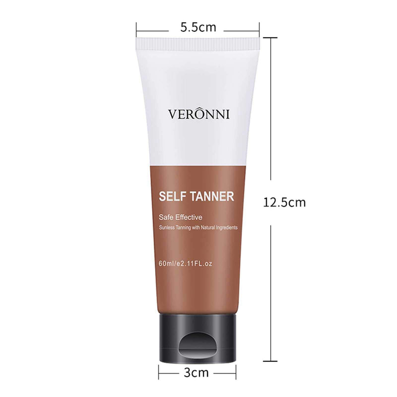 Coosa Bronze Tan Self Tanning Lotion with Natural and Organic Ingredients Sunless Tanning Lotion Long lasting Fake Tan Oil Free 60ml/2 oz - BeesActive Australia