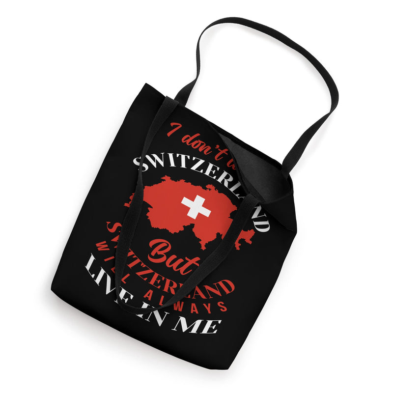 Switzerland Origin Swiss Flag Tote Bag 16 inches - BeesActive Australia