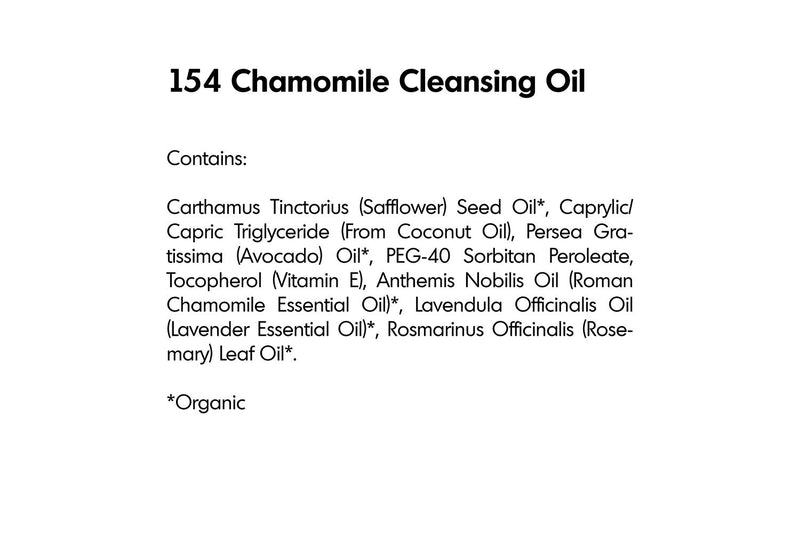 RAYA Chamomile Facial Cleansing Oil (154) | Natural and Organic, Water-Soluble Oil Cleanser and Water-Proof Make-Up Remover For All Skin | Made With Chamomile and Lavender Oils - BeesActive Australia