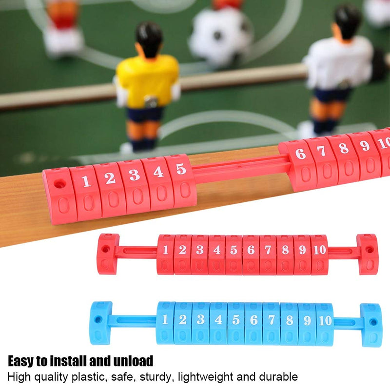 Scoring Unit, 2 Foosball Scoring Units Foosball Scoreboard for Standard Foosball Tables Red & Blue - BeesActive Australia