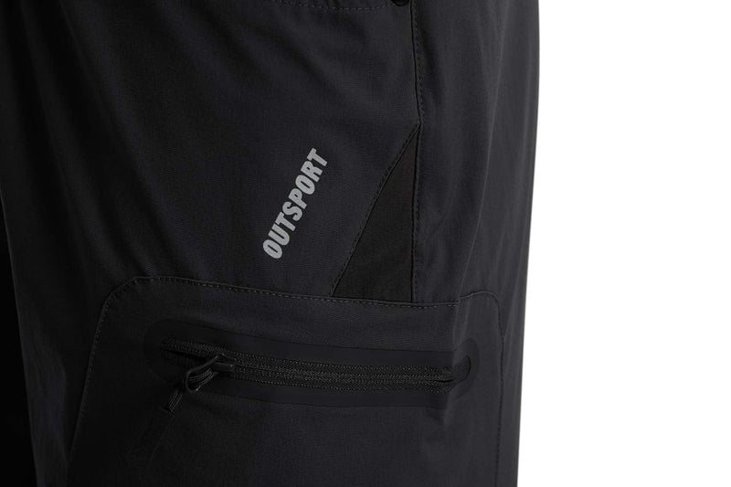 CRYSULLY Men's Hiking Shorts Lightweight Quick Dry Cargo Shorts with 5 Pockets 40 Black - BeesActive Australia