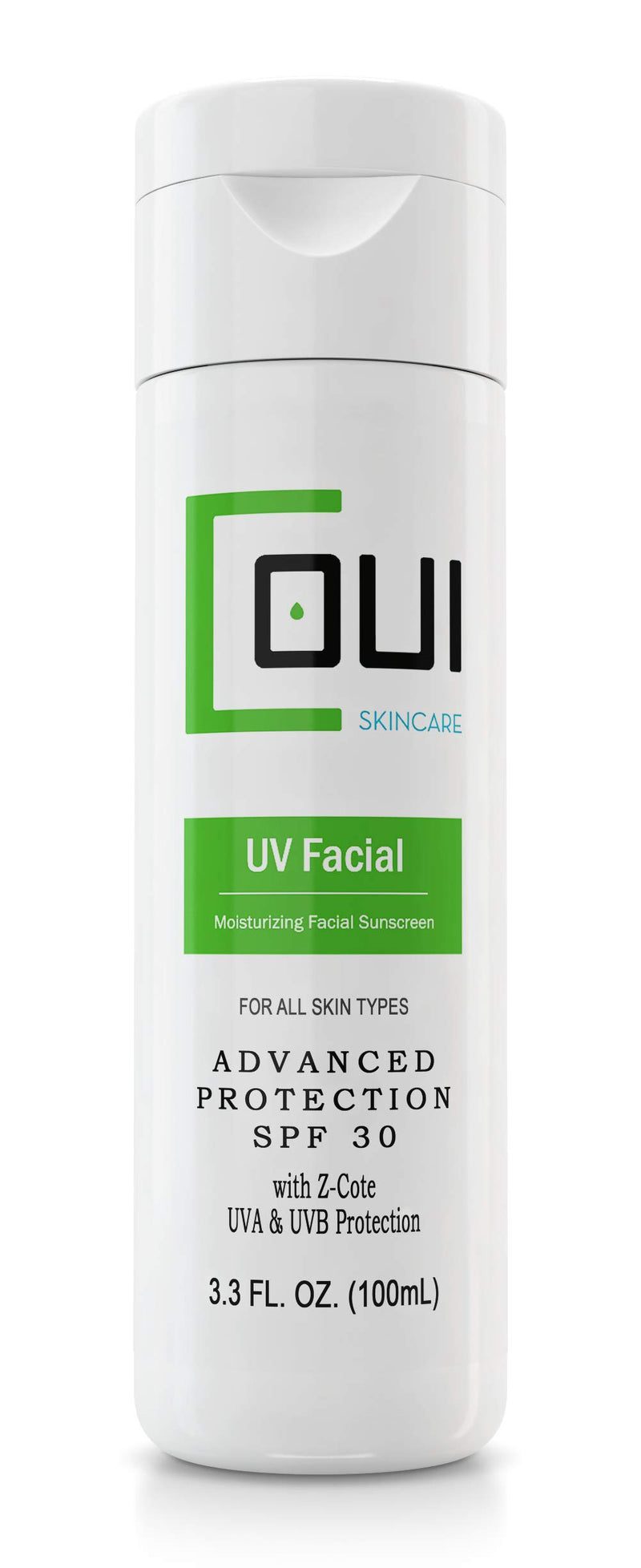 COUI UV Facial Face Sunscreen SPF 30 Mineral Zinc Oxide Moisturizer Lotion 3.3oz 3.3 Ounce - BeesActive Australia