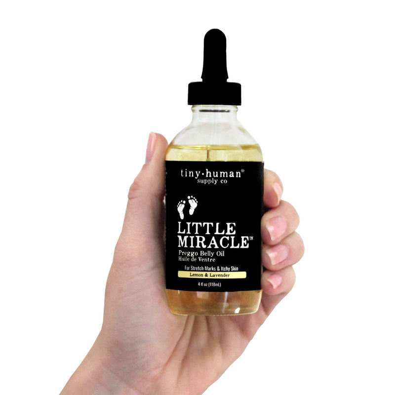 Little Miracle Preggo Belly Oil (Unscented) for Preventing Pregnant Mama Stretch Marks and Itching Unscented  - BeesActive Australia