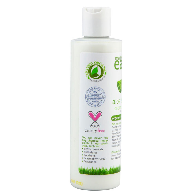 Organic Aloe Vera Lotion with Vitamin C and Cucumber, for Face and Body, 8 oz - BeesActive Australia