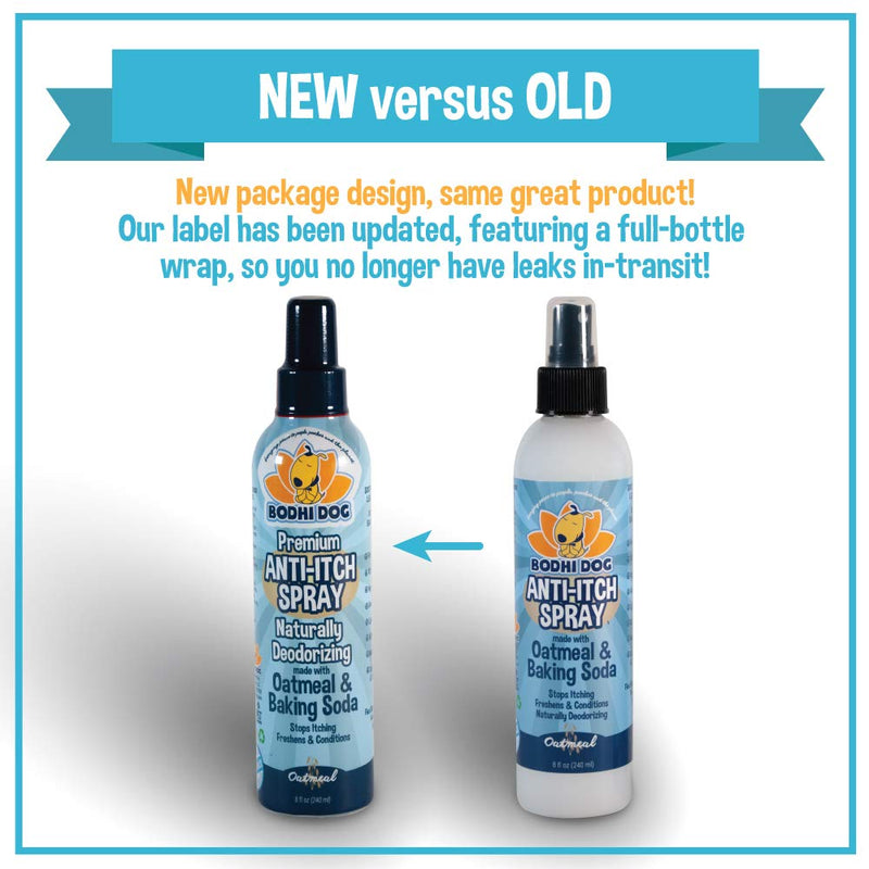 Anti Itch Oatmeal Spray for Dogs and Cats | 100% All Natural Soothing Relief for Dry, Itchy, Bitten or Allergy Damaged Skin Treatment | Professional Quality 8oz - BeesActive Australia