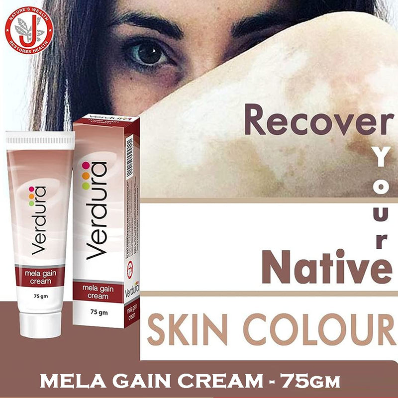 Herbal Aid Mela Gain Cream For Vitiligo And Hypo-Pigmentation White Spots Skin Care 75gm Cream Pack of 2 - BeesActive Australia