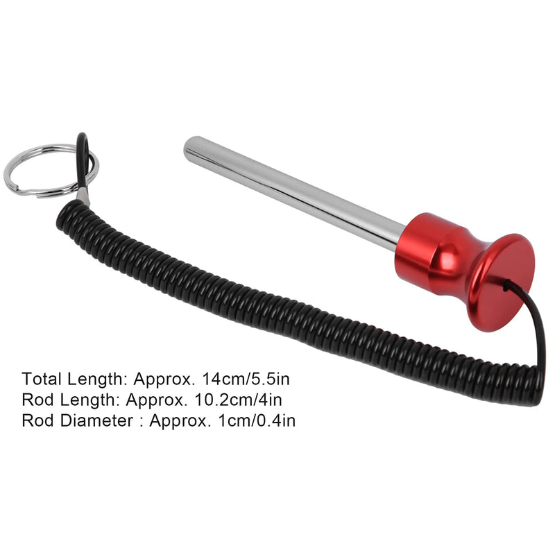Keenso Weight Stack Pin, Pin Stack Training Strength Training Equipment Magnetic Weight Stack Pin with Pull Rope Strength Training Equipment Red - BeesActive Australia
