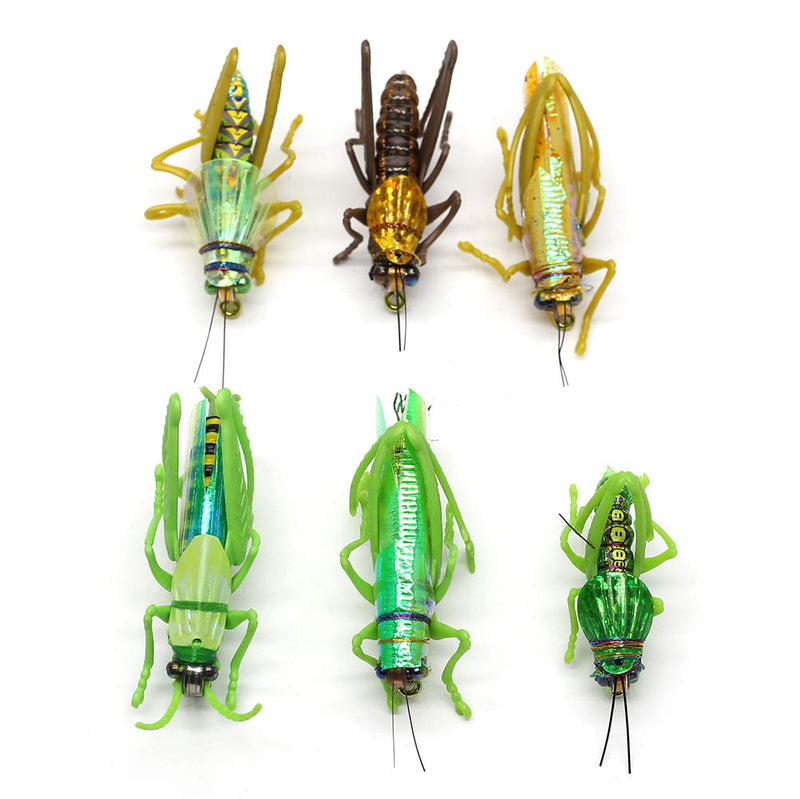YZD Salmon Fly Fishing Flies Collection Dry Wet Nymph Fly Assortment with Fly Box Flyfishing Flys Lures Kits 19-A-D-02 15PCS - BeesActive Australia