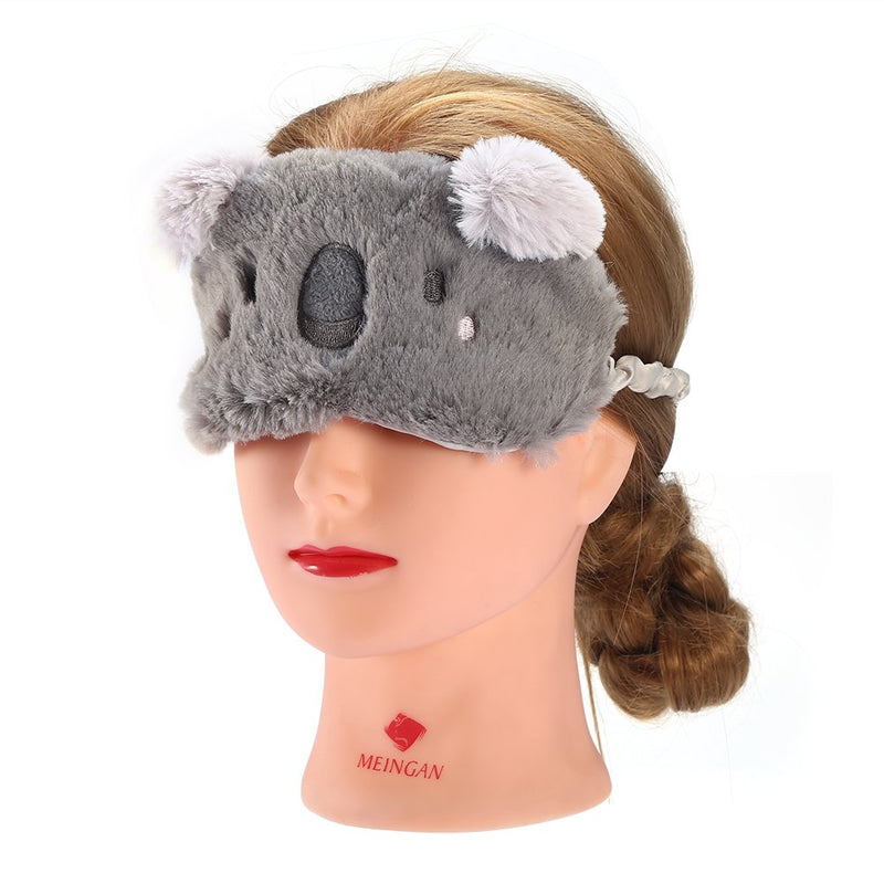 Sleeping Eye Mask,Plush Blindfold,Cute Animal Eye Cove,Soft Eye Mask with Adjustable Head Strap,Nap Eye Shade Mask,Eye Cover for Travel and Shift Work(Koala) Koala - BeesActive Australia