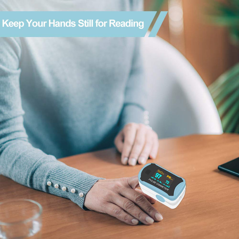 Easy@Home Fingertip Pulse Oximeter SpO2 Blood Oxygen Saturation Meter and Heart Rate Monitor - BeesActive Australia