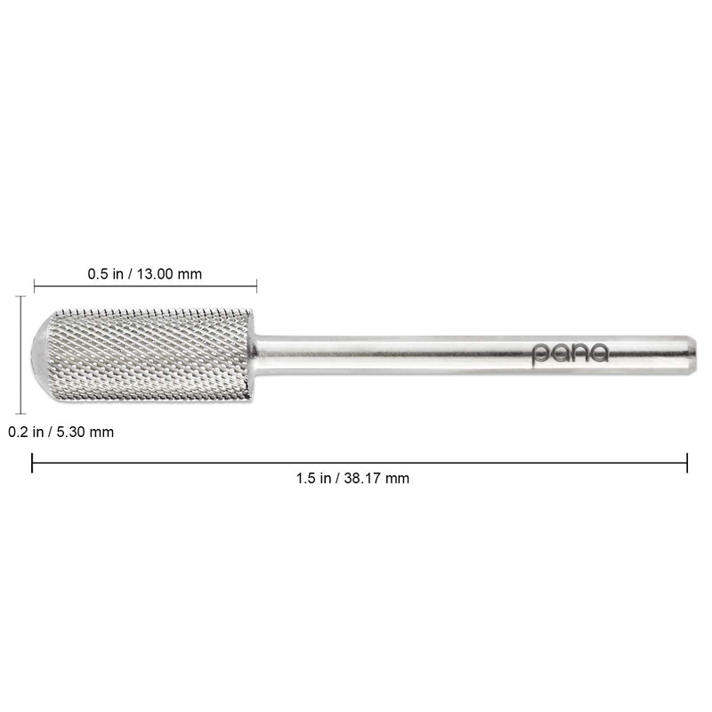 Pana 3/32" Small Smooth Top Nail Carbide Bit - Silver Color (Grit: Extra Fine - XF) for Electric Dremel Drill Machine - BeesActive Australia